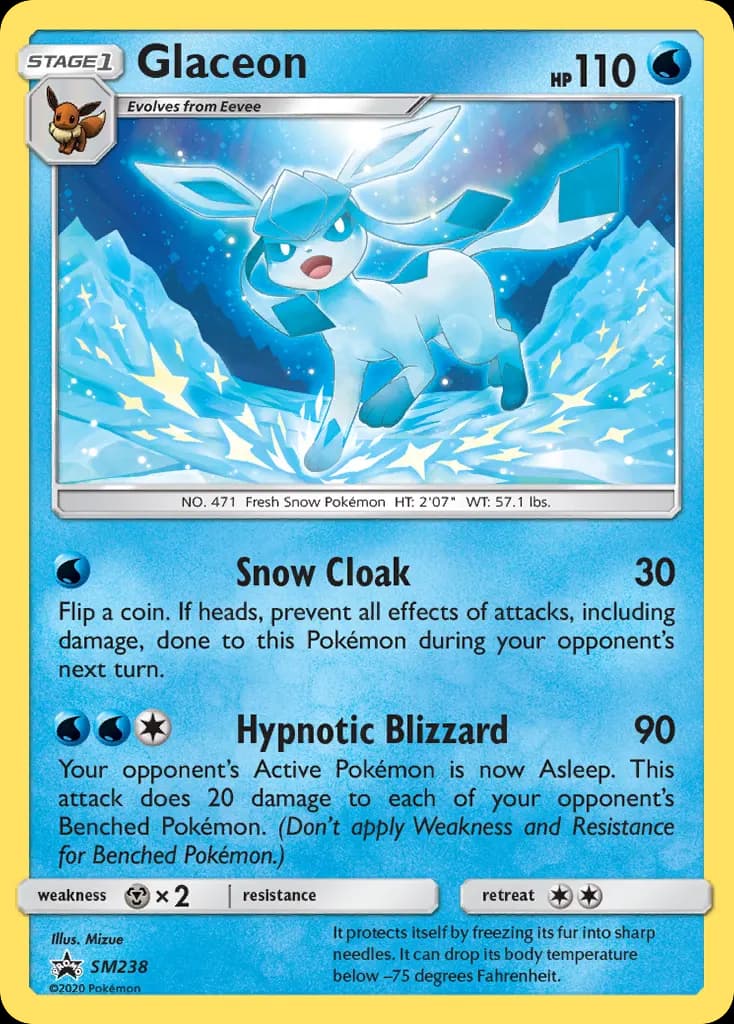 Glaceon — SM Black Star Promos SM238 Pokémon card