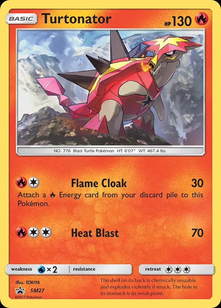 Turtonator — SM Black Star Promos SM27 Pokémon card