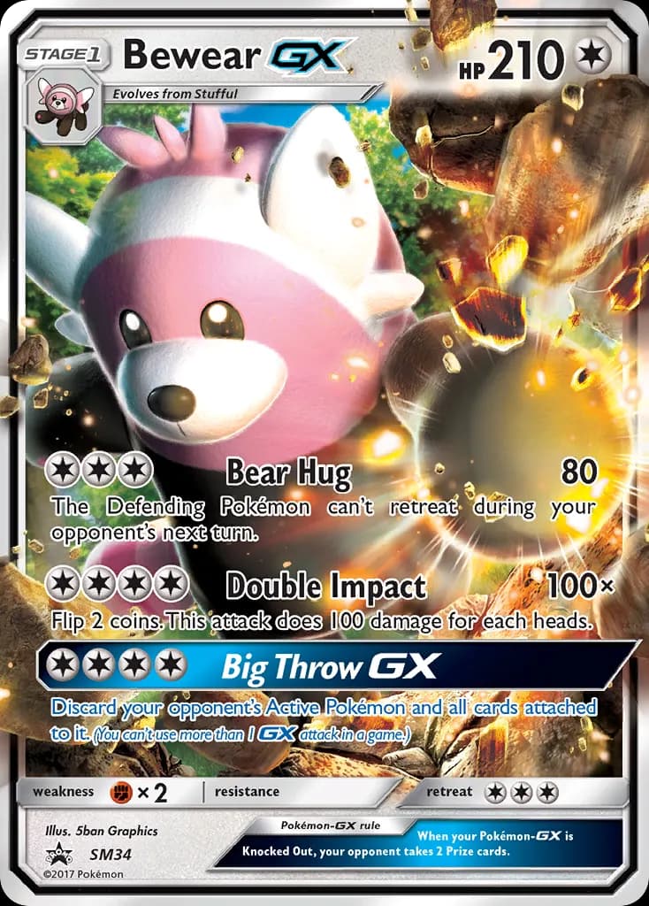 Bewear-GX — SM Black Star Promos SM34 Pokémon card