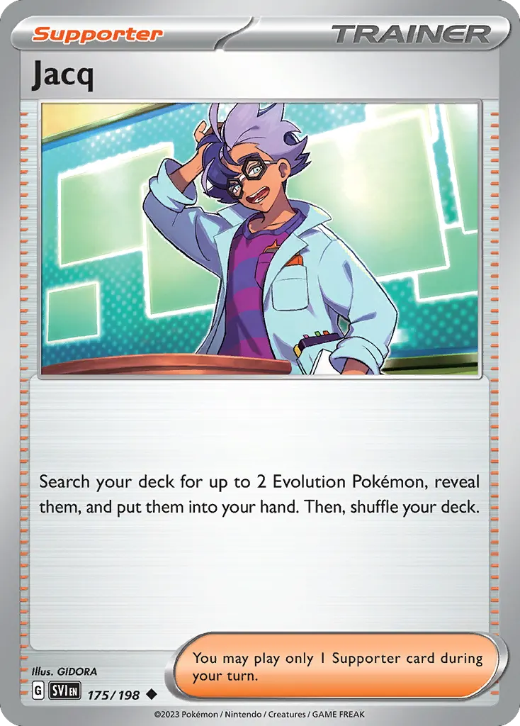 Jacq — Scarlet & Violet 175 Pokémon card