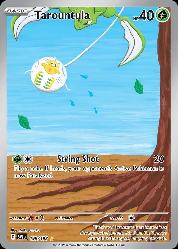 Tarountula — Scarlet & Violet 199 Pokémon card