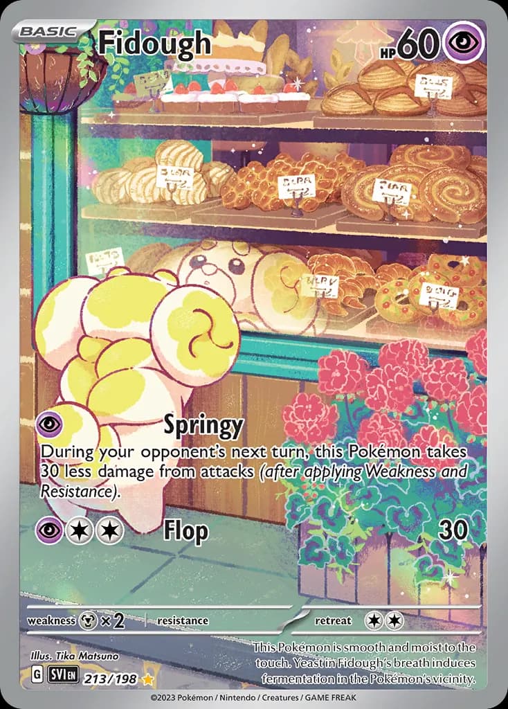 Fidough — Scarlet & Violet 213 Pokémon card