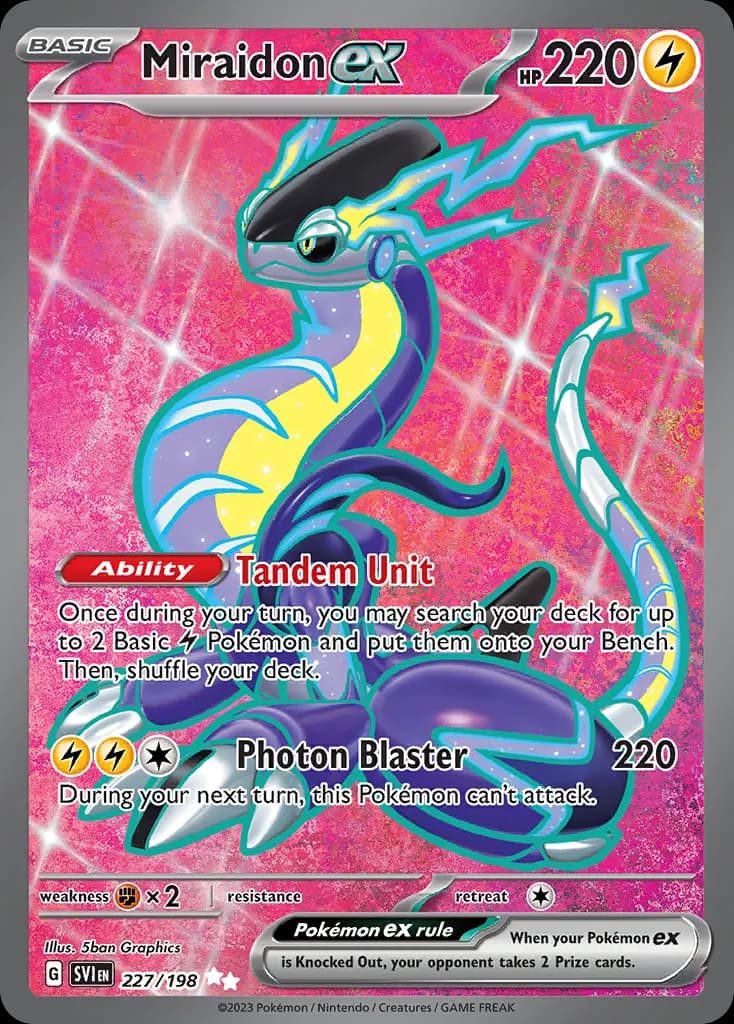 Miraidon ex — Scarlet & Violet 227 Pokémon card