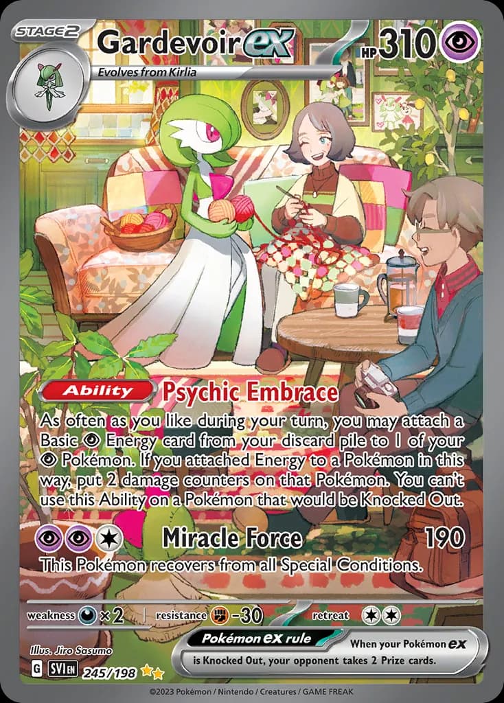 Gardevoir ex — Scarlet & Violet 245 Pokémon card