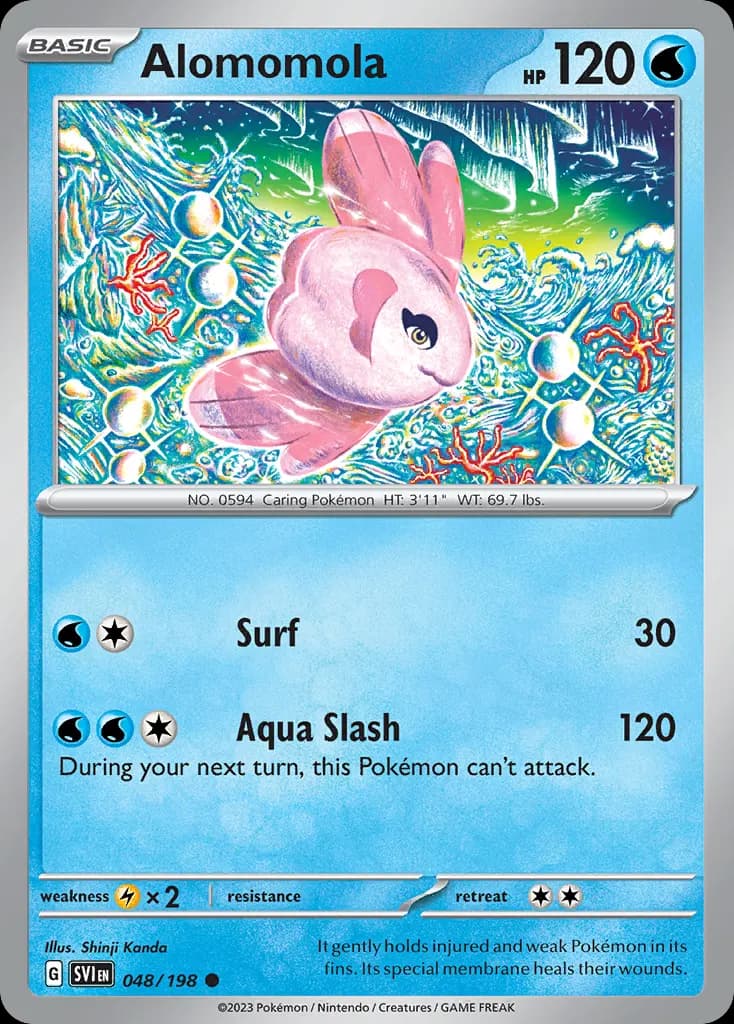 Alomomola — Scarlet & Violet 48 Pokémon card