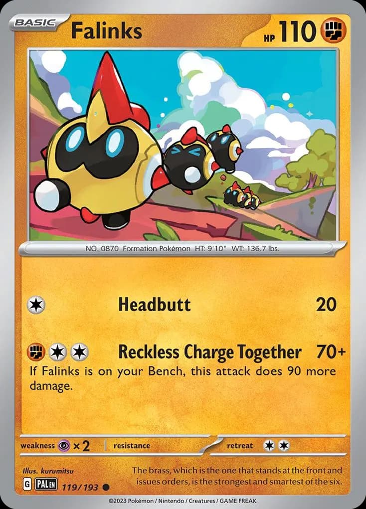 Falinks — Paldea Evolved 119 Pokémon card