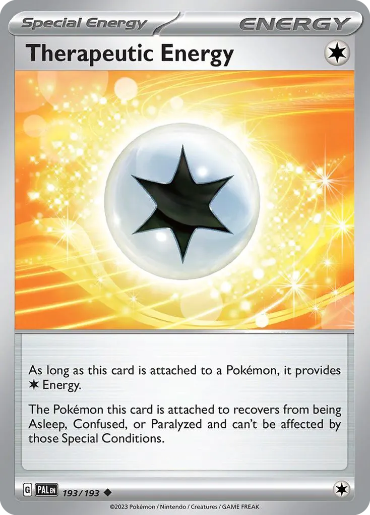 Therapeutic Energy — Paldea Evolved 193 Pokémon card
