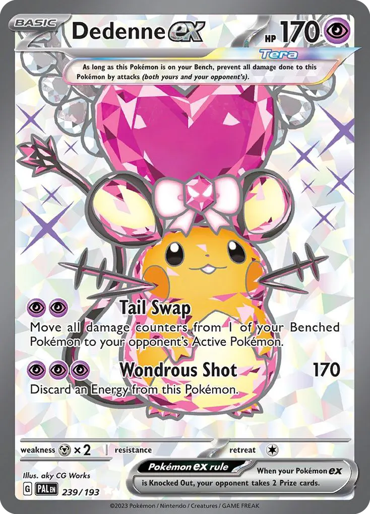 Dedenne ex — Paldea Evolved 239 Pokémon card