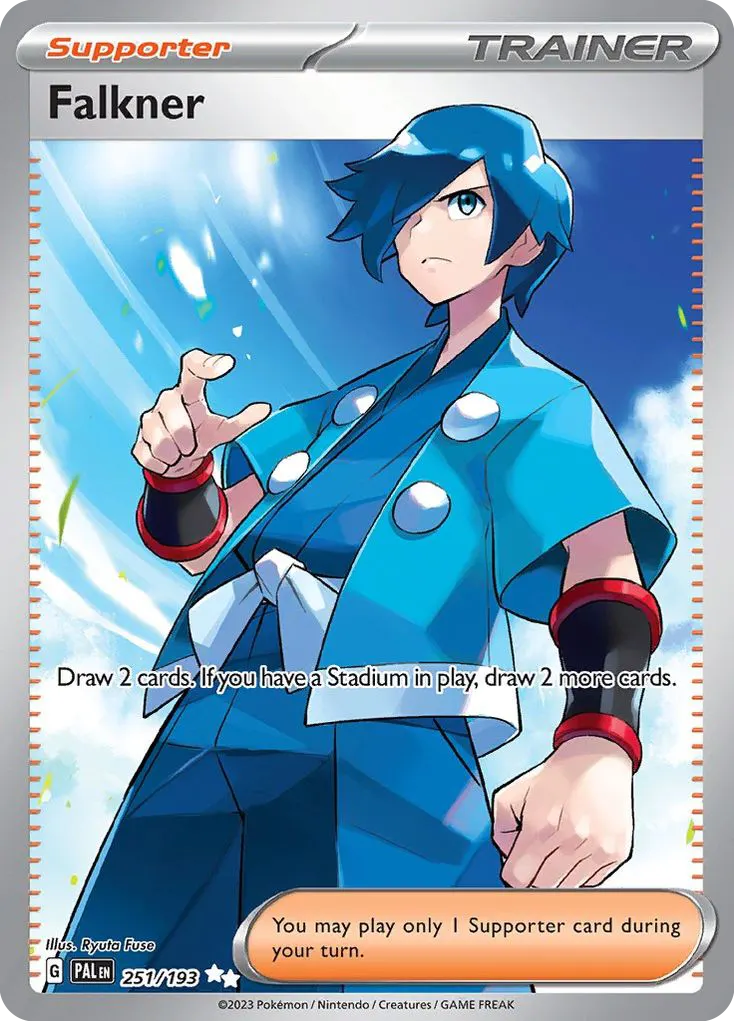 Falkner — Paldea Evolved 251 Pokémon card