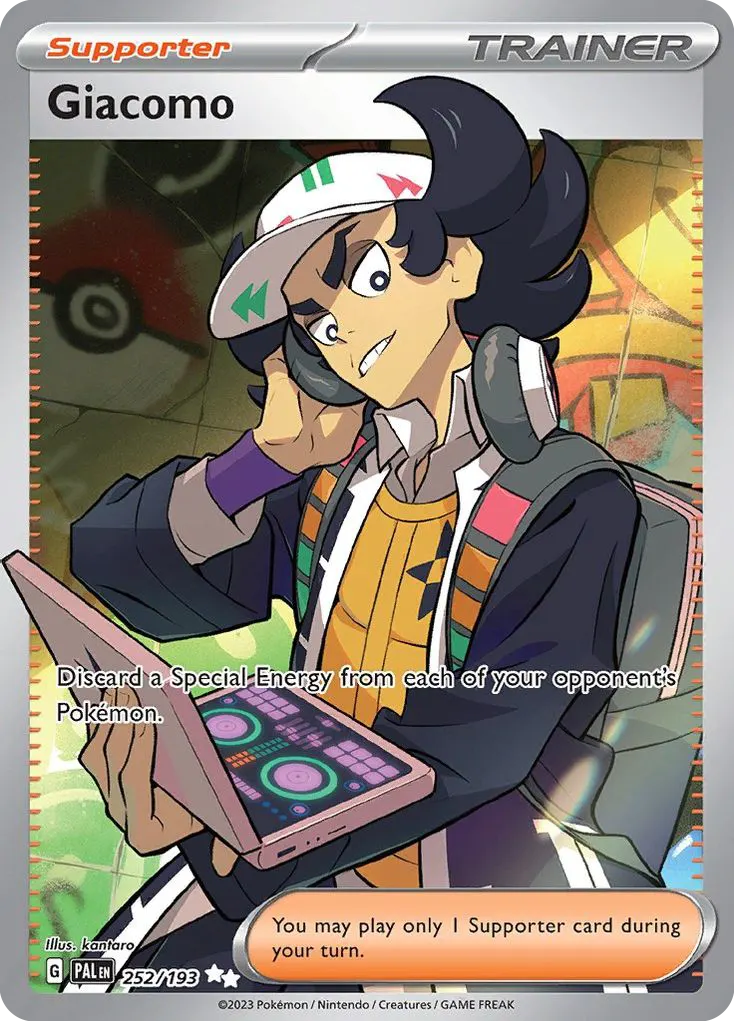Giacomo — Paldea Evolved 252 Pokémon card