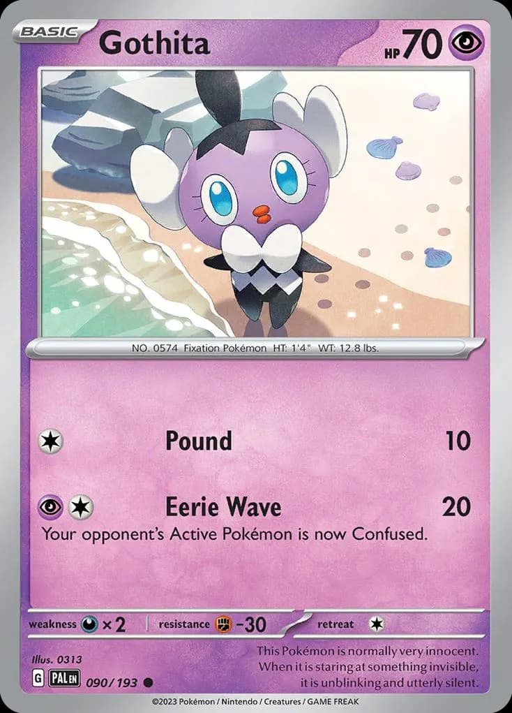 Gothita — Paldea Evolved 90 Pokémon card