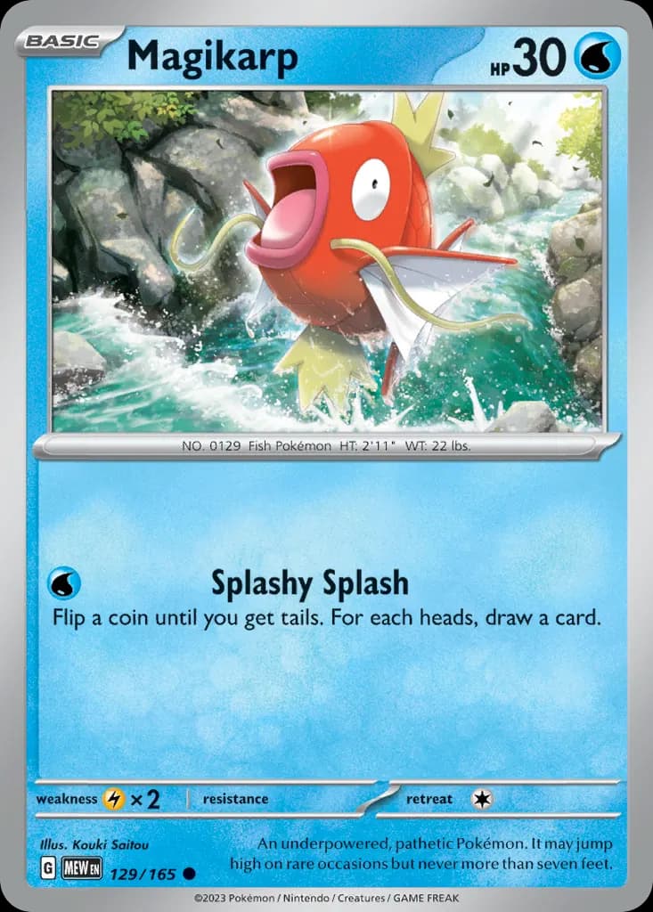 Magikarp — 151 129 Pokémon card