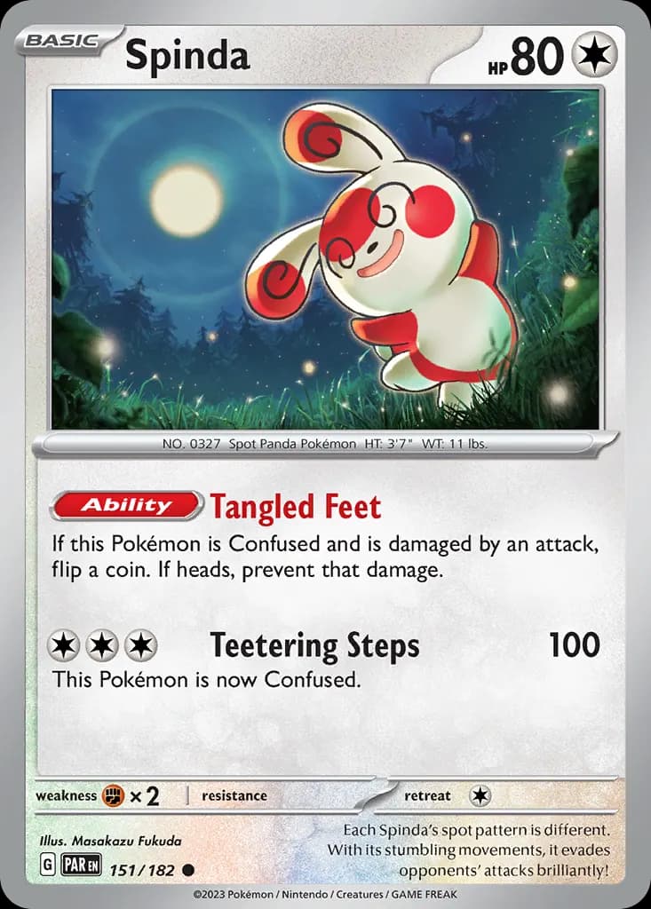 Spinda — Paradox Rift 151 Pokémon card
