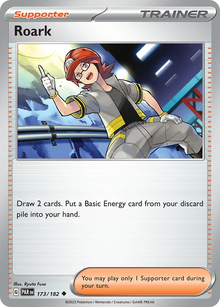 Roark — Paradox Rift 173 Pokémon card