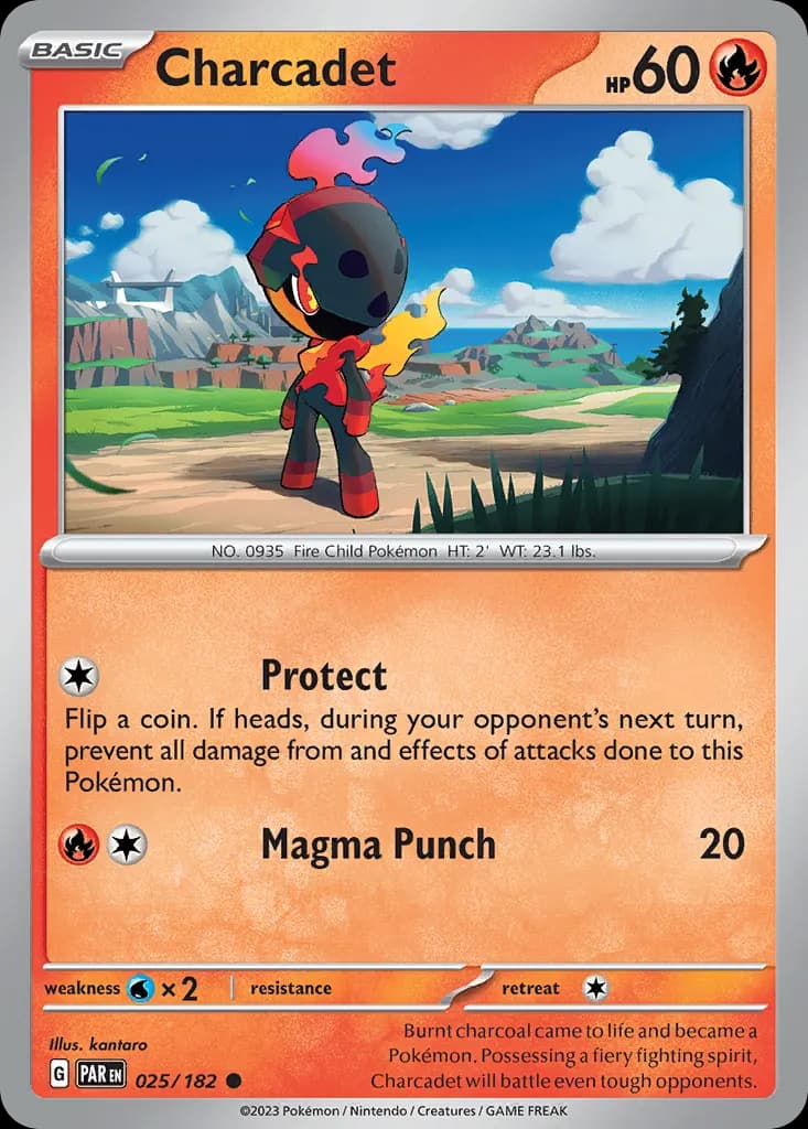 Charcadet — Paradox Rift 25 Pokémon card
