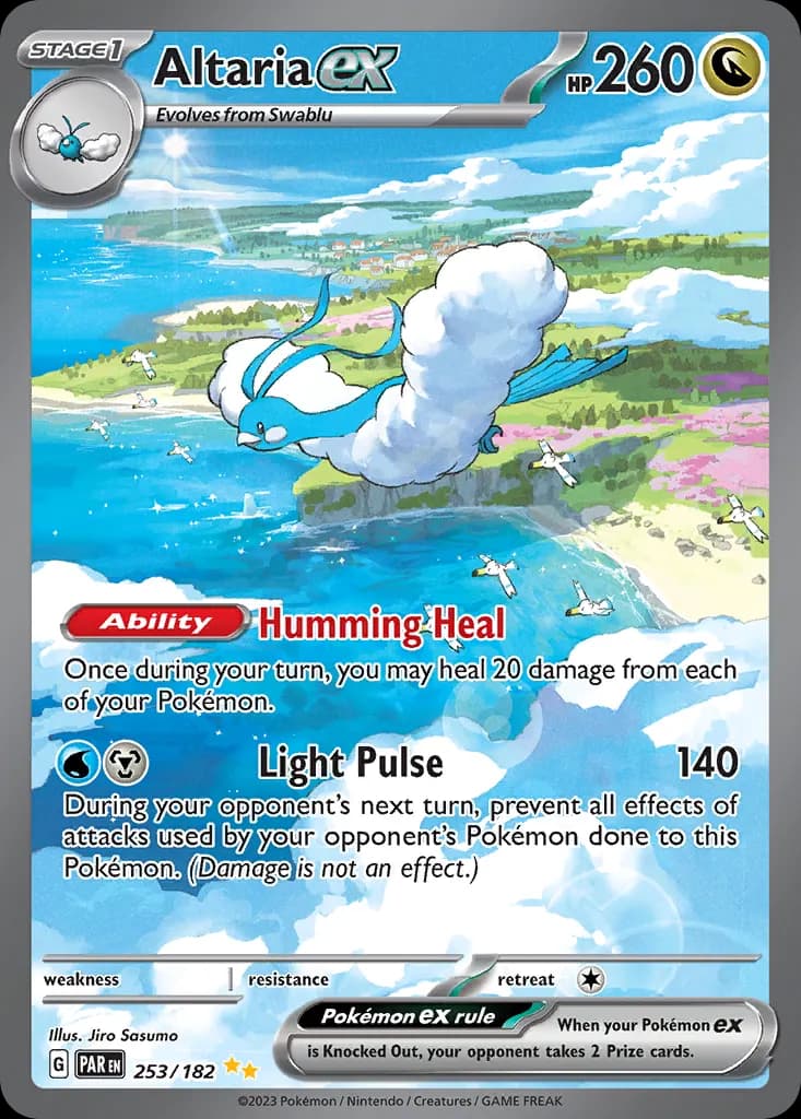 Altaria ex — Paradox Rift 253 Pokémon card
