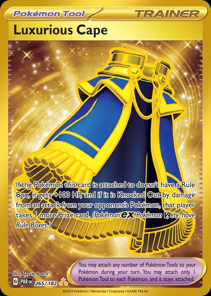 Luxurious Cape — Paradox Rift 265 Pokémon card