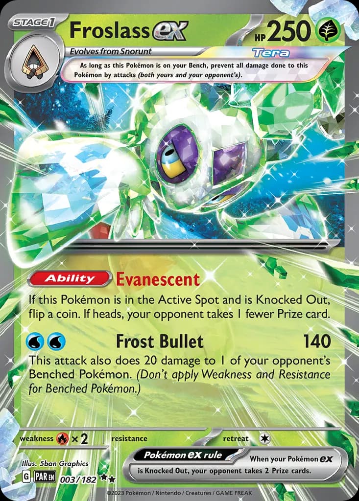 Froslass ex — Paradox Rift 3 Pokémon card