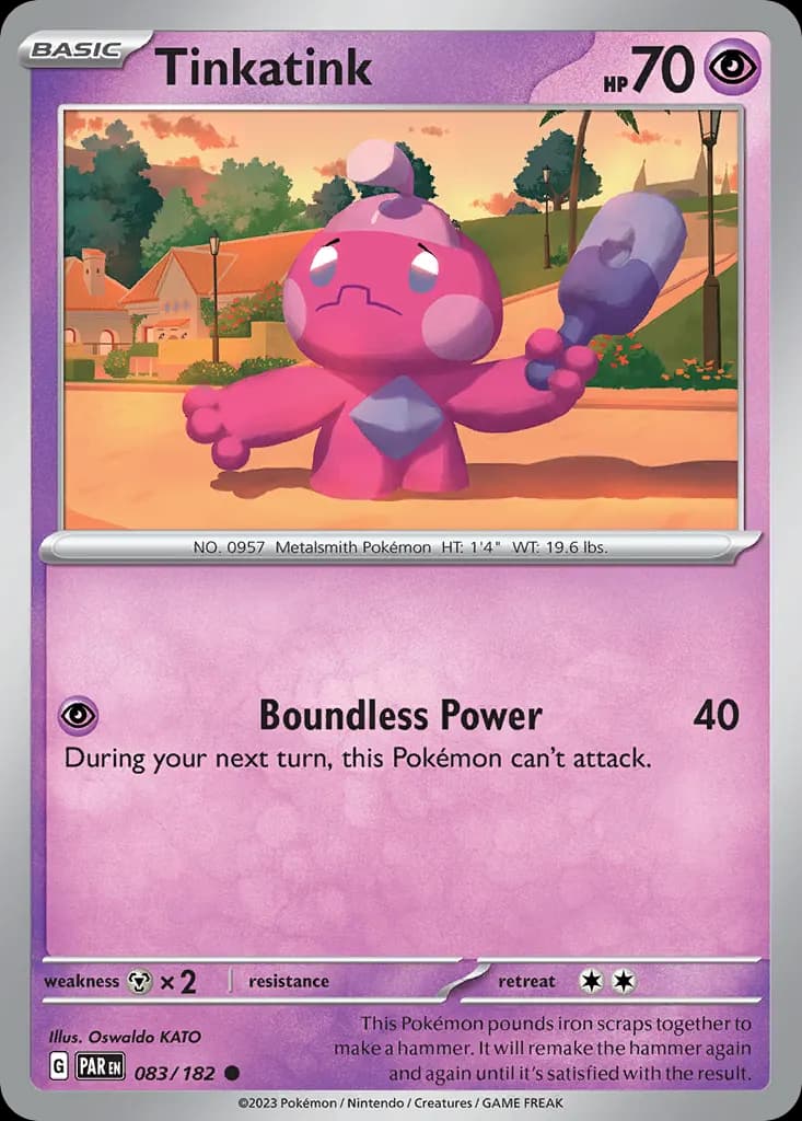 Tinkatink — Paradox Rift 83 Pokémon card