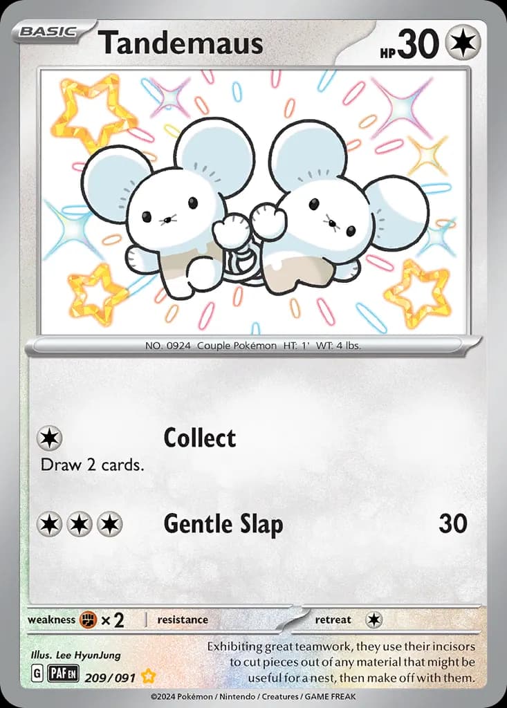 Tandemaus — Paldean Fates 209 Pokémon card