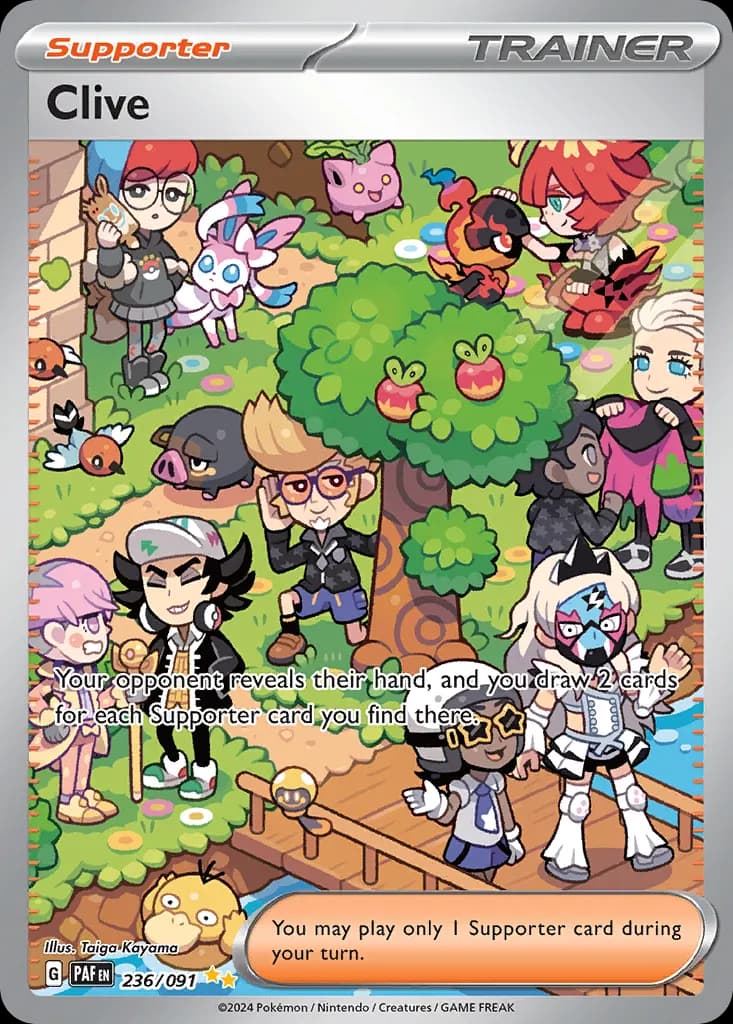 Clive — Paldean Fates 236 Pokémon card