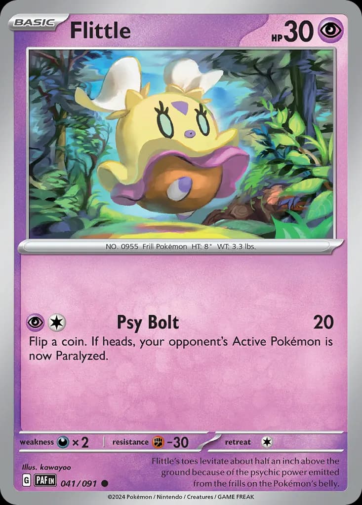 Flittle — Paldean Fates 41 Pokémon card