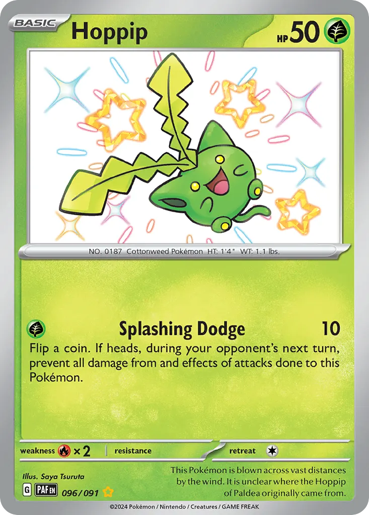 Hoppip — Paldean Fates 96 Pokémon card