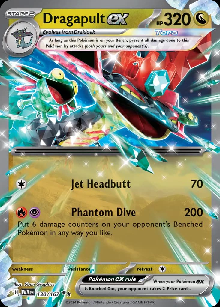 Dragapult ex — Twilight Masquerade 130 Pokémon card