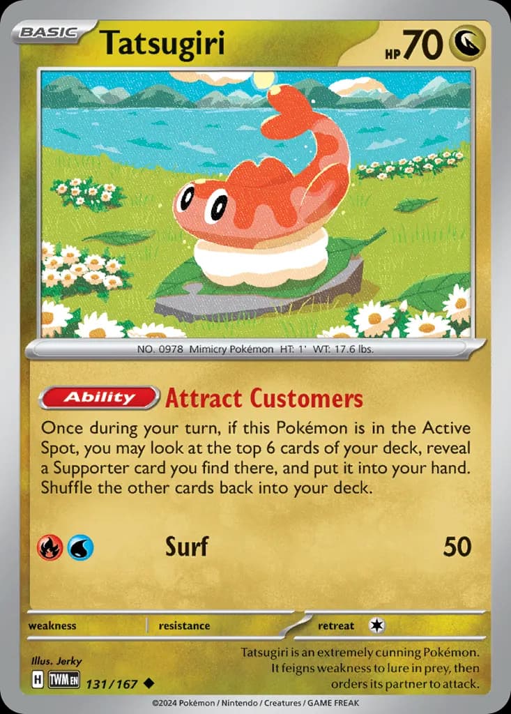 Tatsugiri — Twilight Masquerade 131 Pokémon card