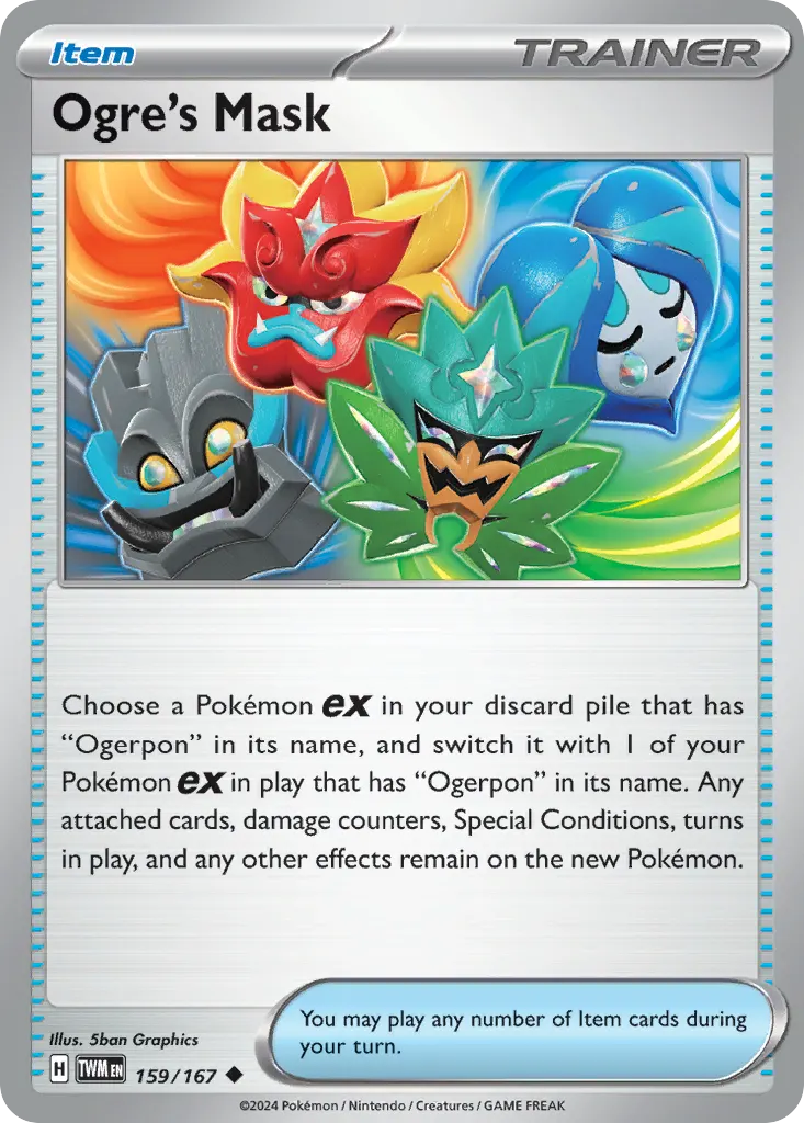 Ogre's Mask — Twilight Masquerade 159 Pokémon card