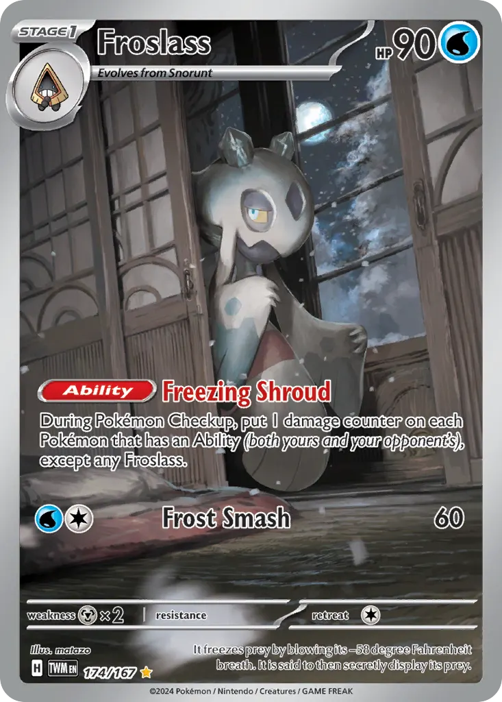 Froslass — Twilight Masquerade 174 Pokémon card