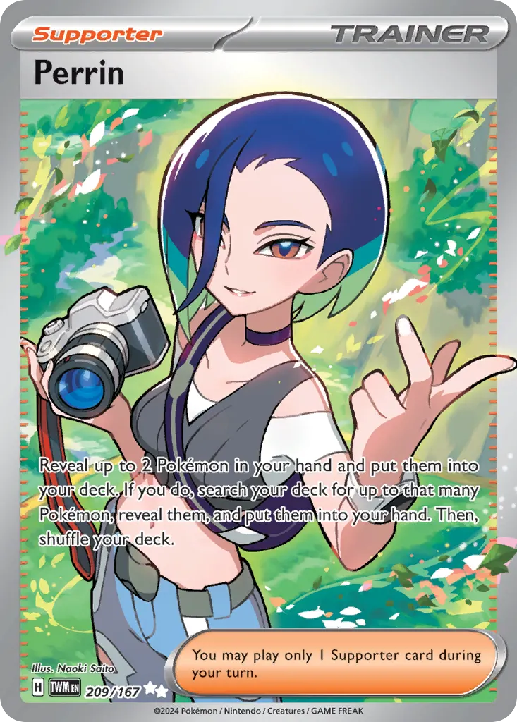 Perrin — Twilight Masquerade 209 Pokémon card