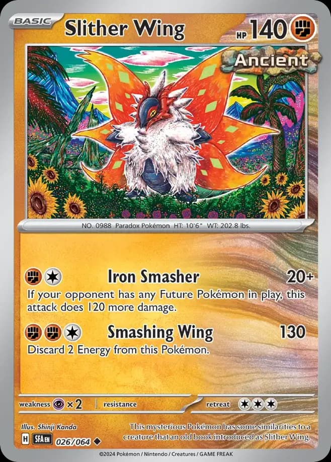 Slither Wing — Shrouded Fable 26 Pokémon card