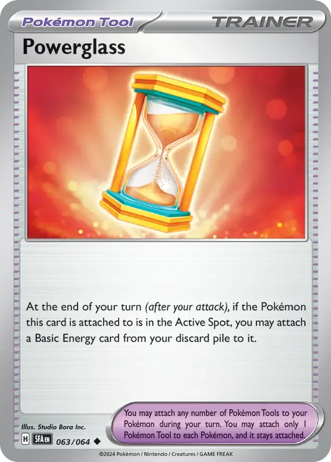 Powerglass — Shrouded Fable 63 Pokémon card