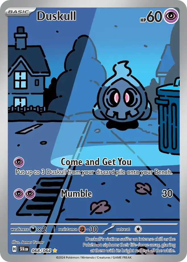 Duskull — Shrouded Fable 68 Pokémon card