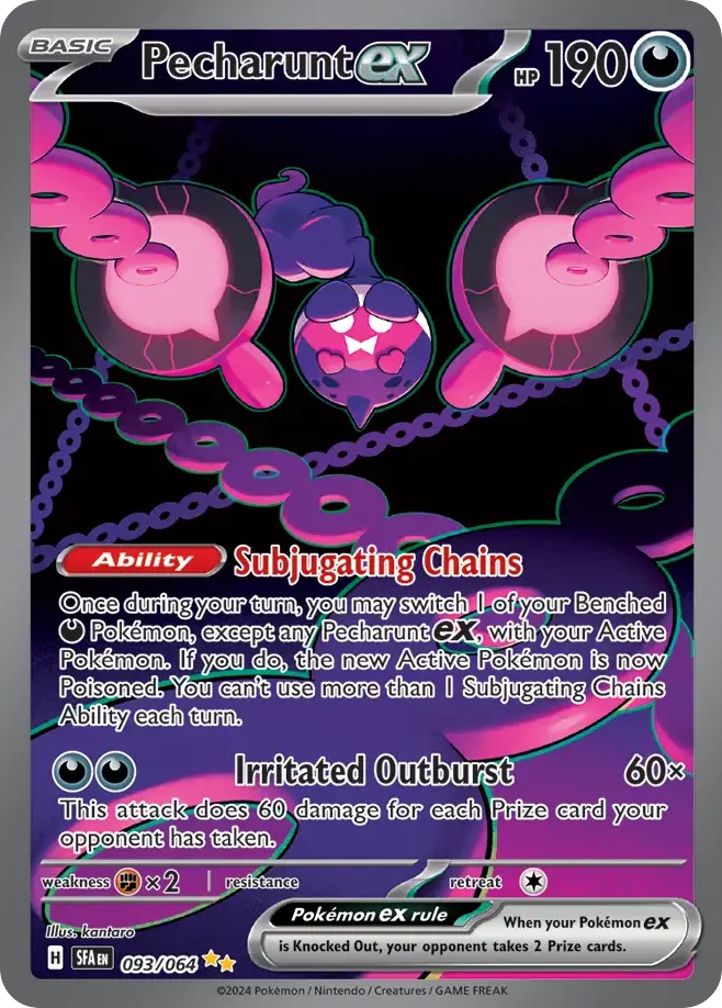 Pecharunt ex — Shrouded Fable 93 Pokémon card