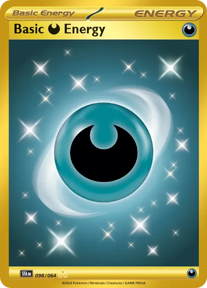 Basic Darkness Energy — Shrouded Fable 98 Pokémon card
