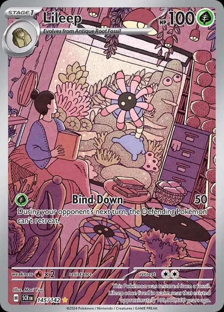 Lileep — Stellar Crown 145 Pokémon card
