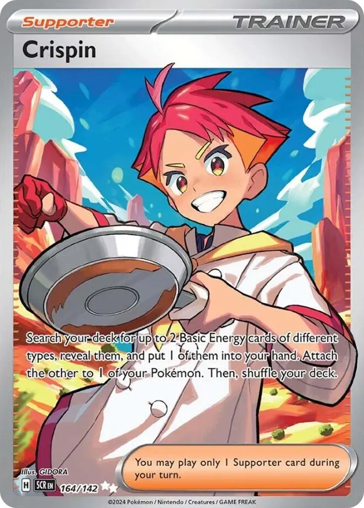 Crispin — Stellar Crown 164 Pokémon card