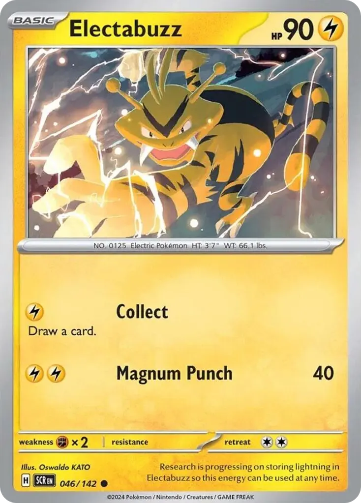 Electabuzz — Stellar Crown 46 Pokémon card