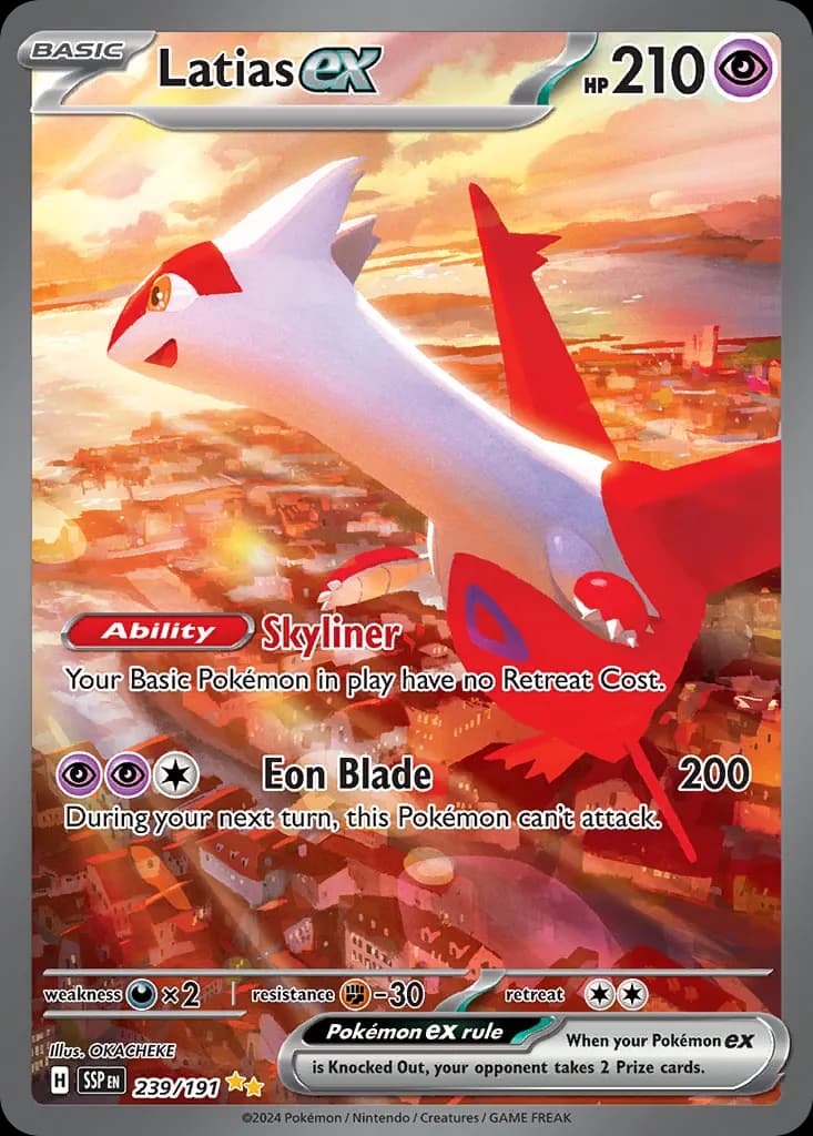 Latias ex — Surging Sparks PSA 9 price guide