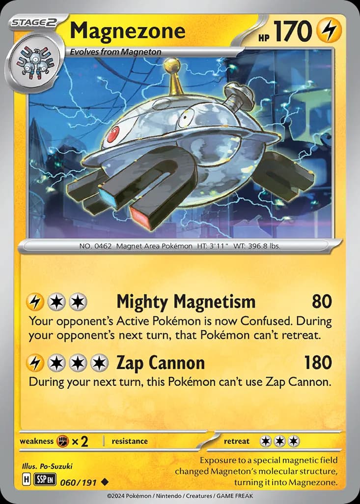 Magnezone — Surging Sparks 60 Pokémon card
