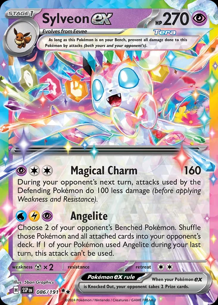 Sylveon ex — Surging Sparks 86 Pokémon card