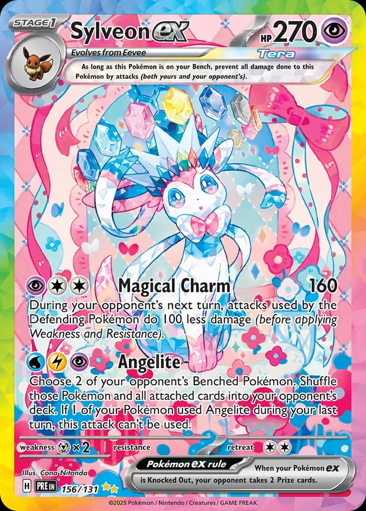 Sylveon ex — official card artwork (representative)