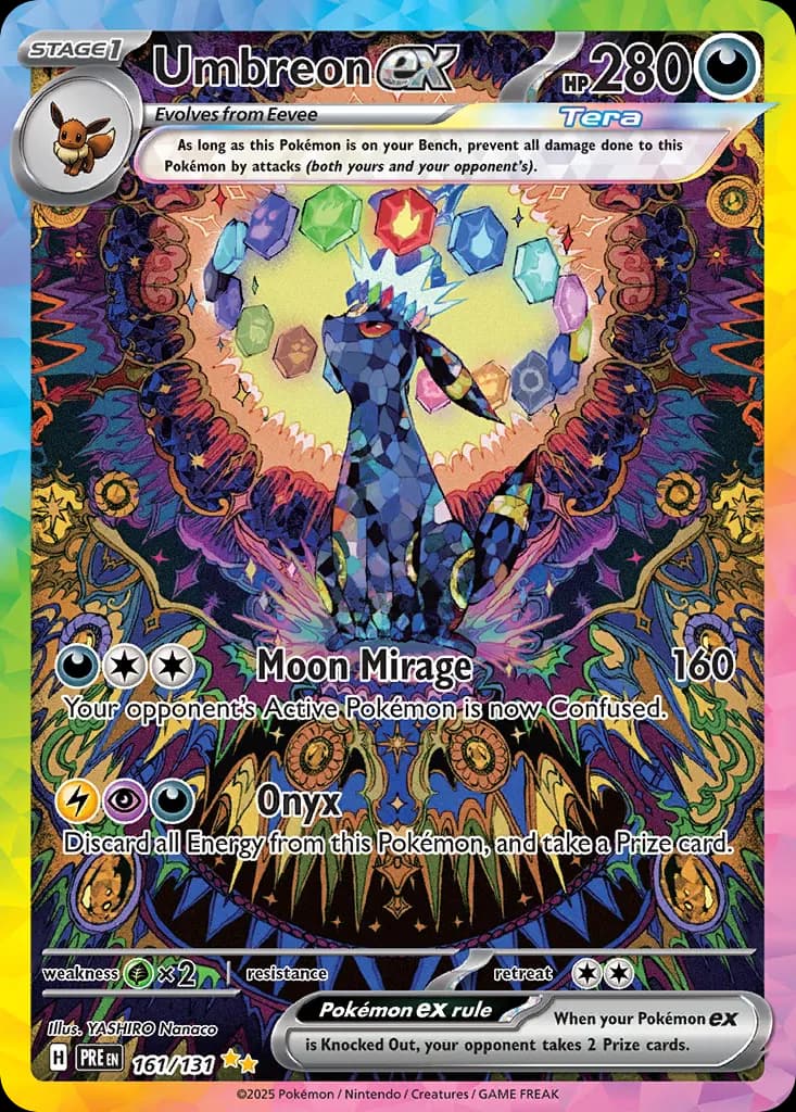 Umbreon ex — official card artwork (representative)