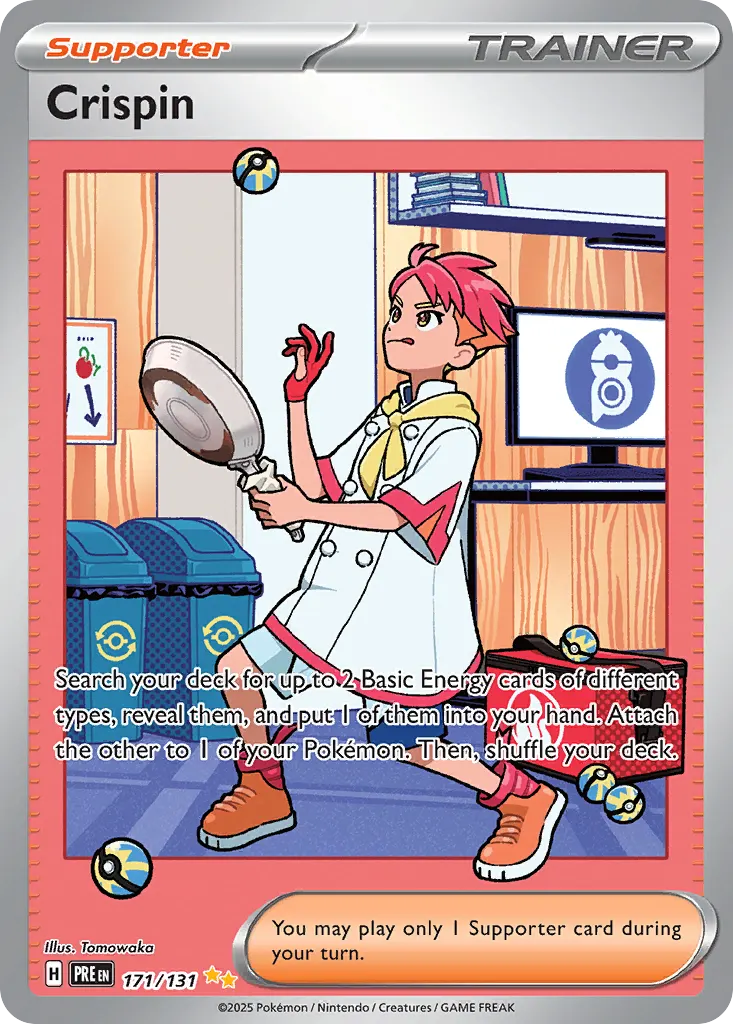 Crispin — Prismatic Evolutions 171 Pokémon card