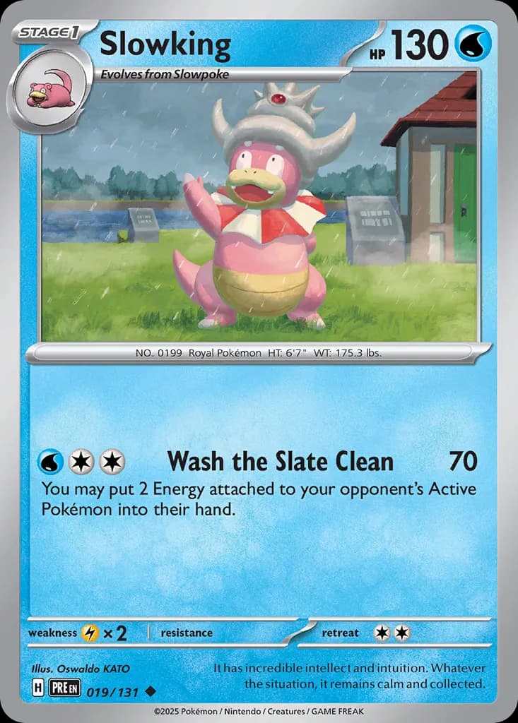 Slowking — Prismatic Evolutions 19 Pokémon card