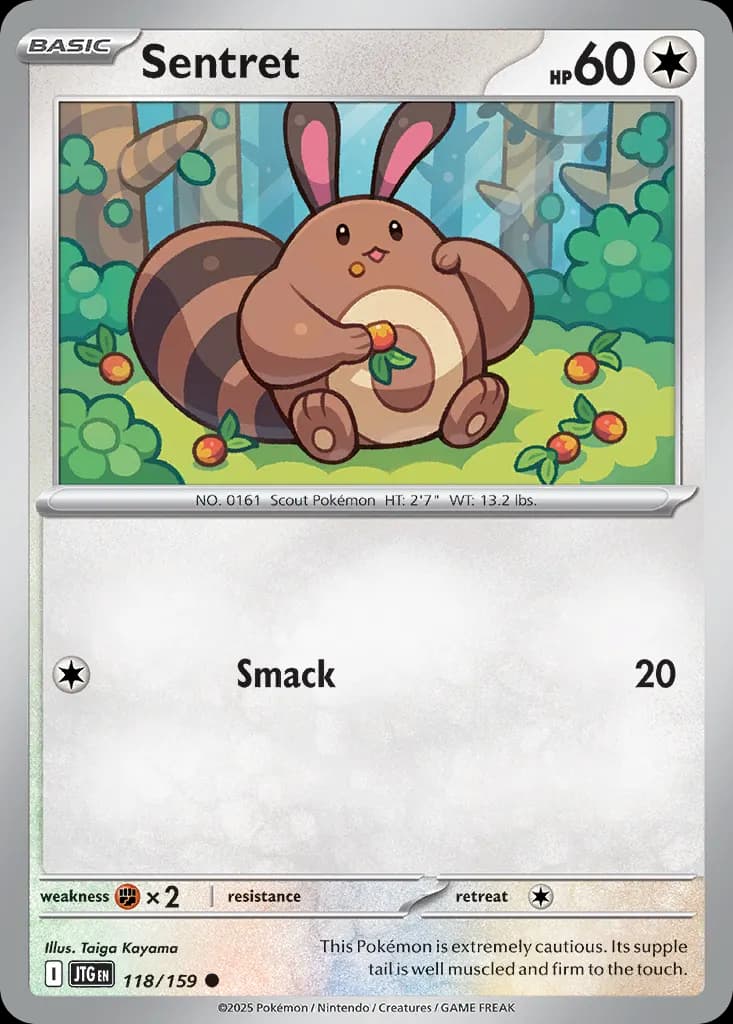 Sentret — Journey Together 118 Pokémon card