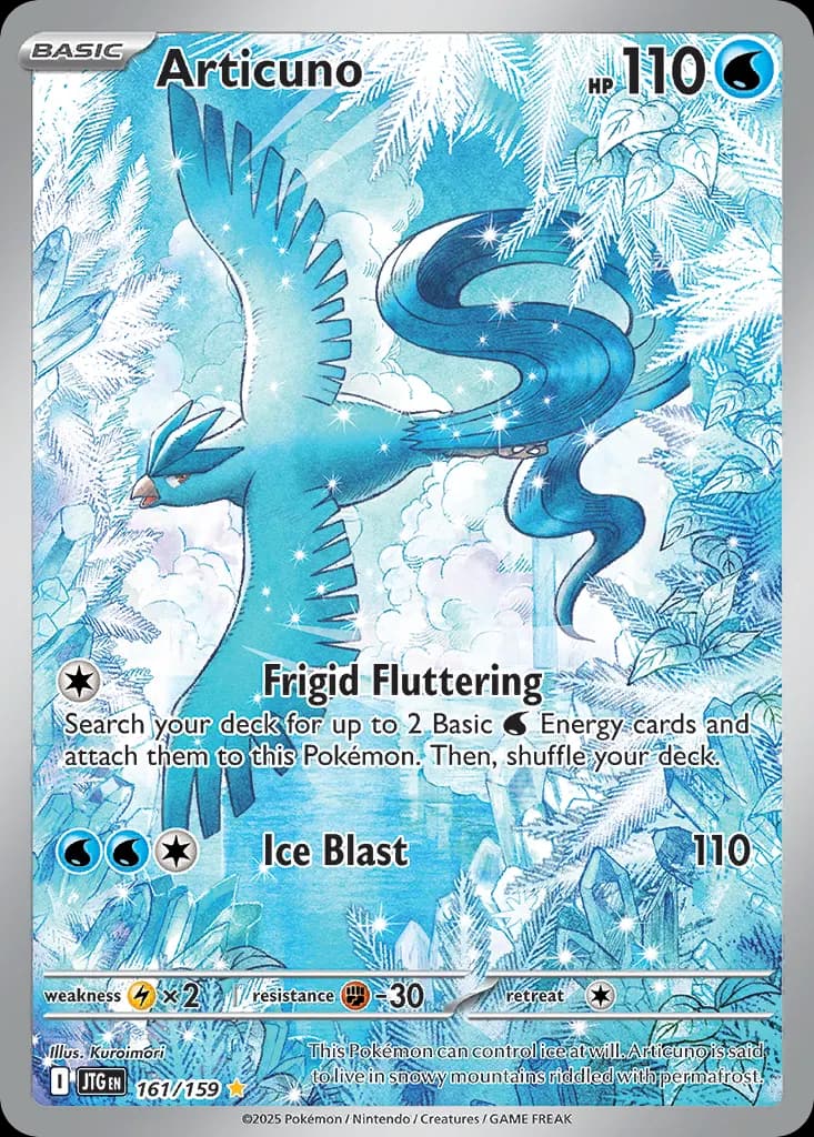 Articuno — Journey Together 161 Pokémon card