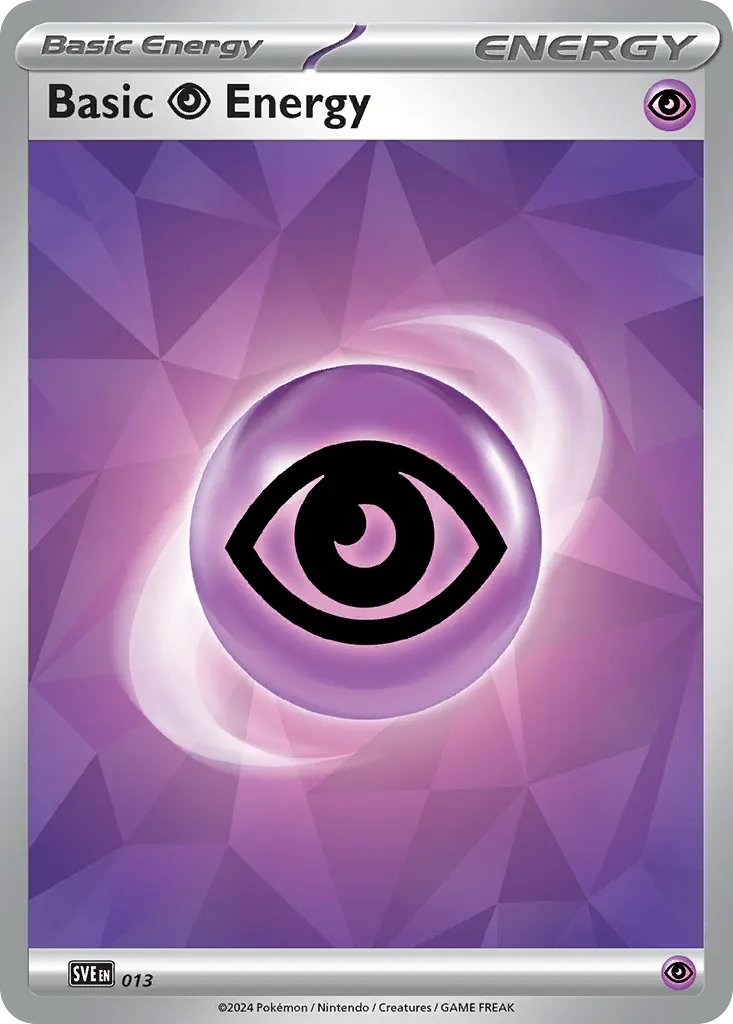 Basic Psychic Energy — Scarlet & Violet Energies 13 Pokémon card